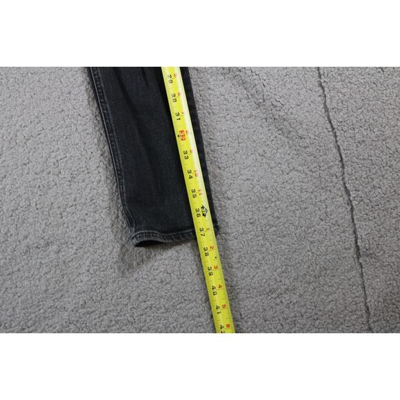 Rag and Bone Jeans Womens 25 Black High Rise Ankle Skinny Distressed Denim - Picture 7 of 8